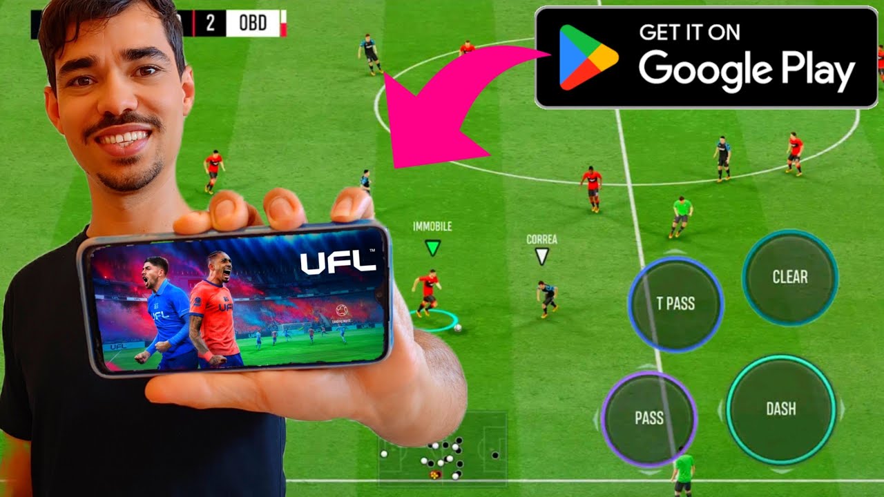 COMO BAIXAR E JOGAR O UFL MOBILE Direto da PLAYSTORE
