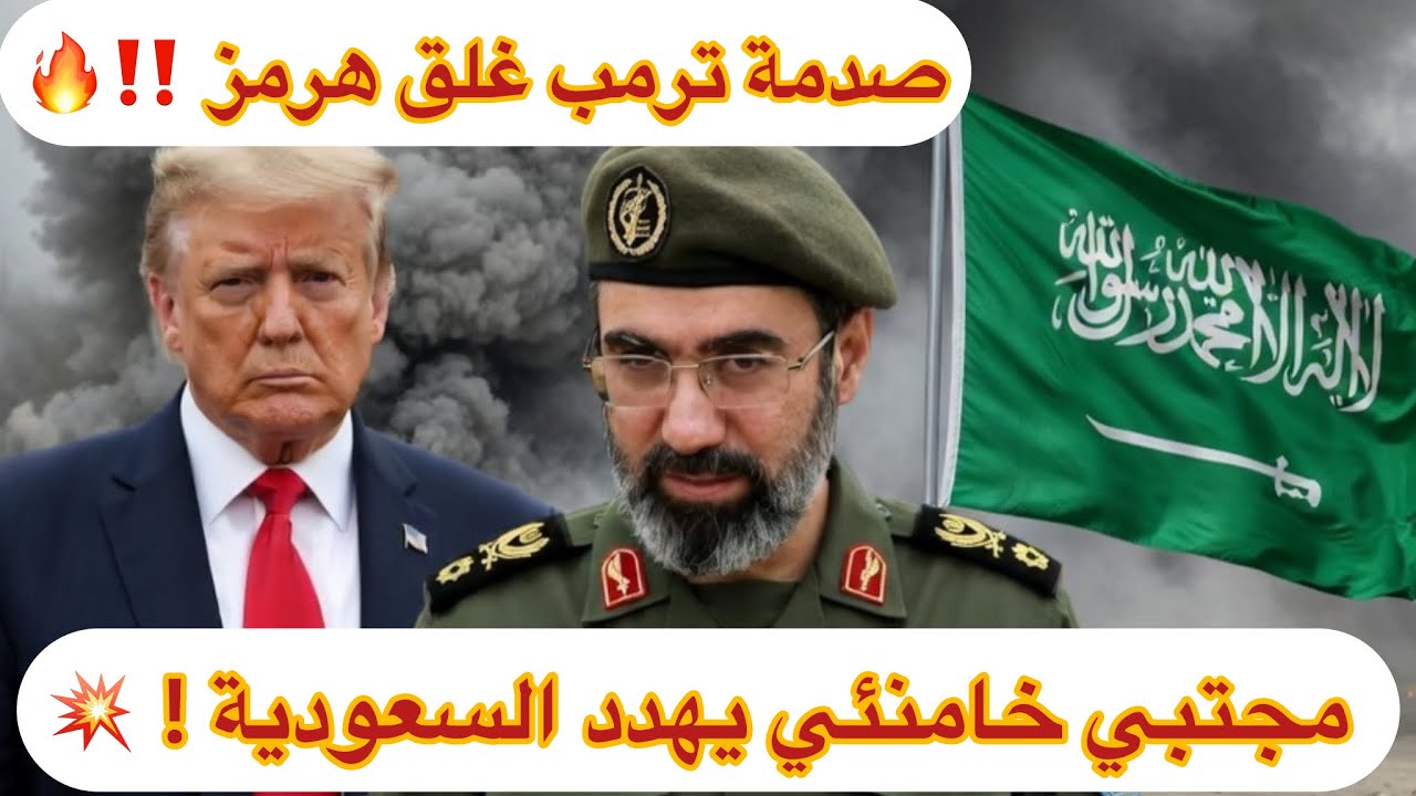 صدمة مجتبى خامنئي يهدد السعودية وترمب ودول الخليج: غلق مضيق هرمز + قولعد أمريكا  ! 🔥