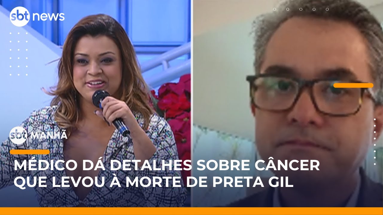 Médico explica os detalhes sobre o tipo de câncer que levou a morte de Preta Gil| #SBTManhã