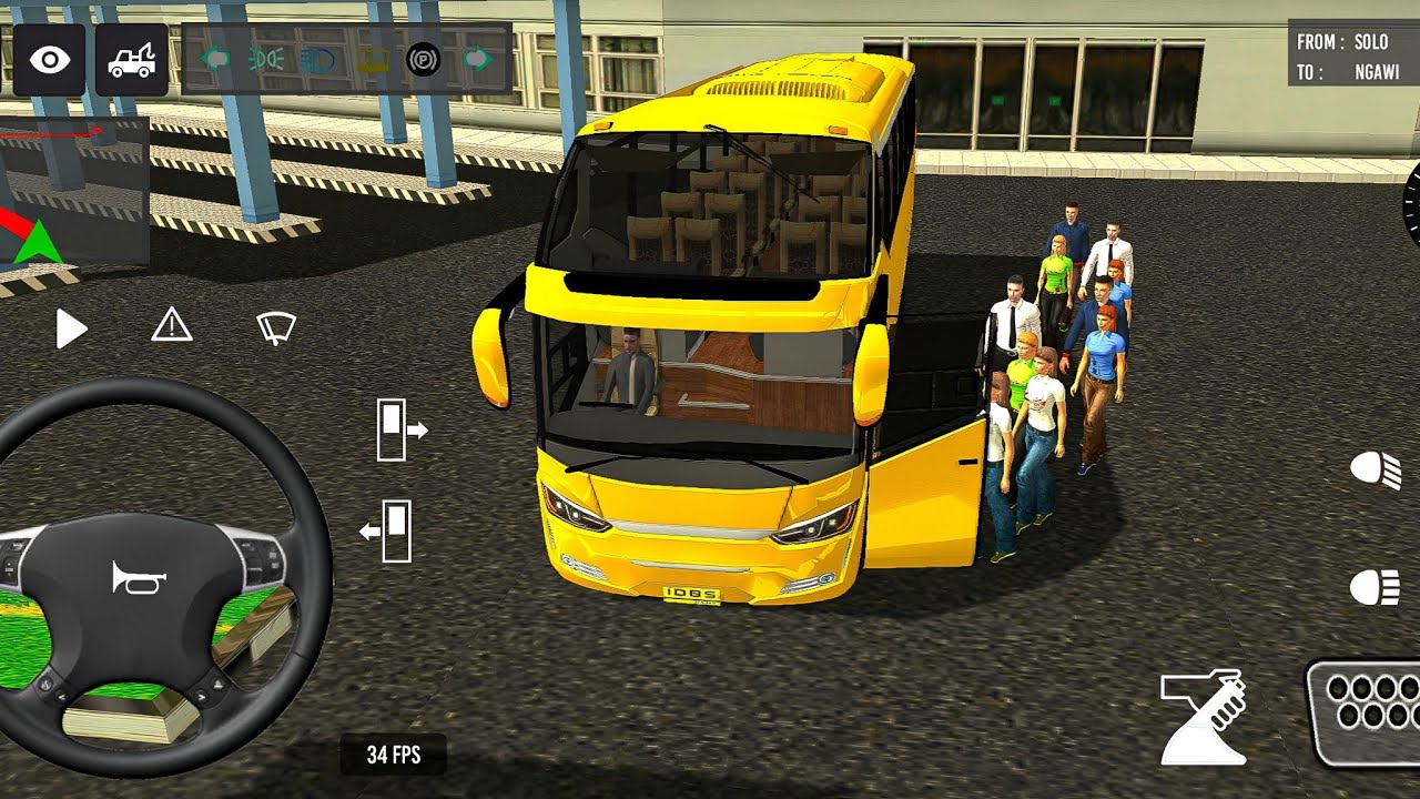 Euro Coach Bus Simulator 2026 _ Indonesia Bus Driving Game _ Bus Games Android Gameplay