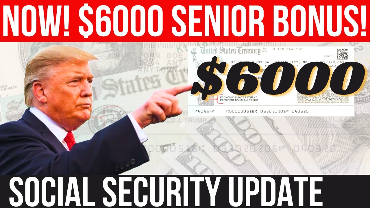 Обновление информации о бонусе для пенсионеров в размере 6000 долларов! Изменения в системе социа...