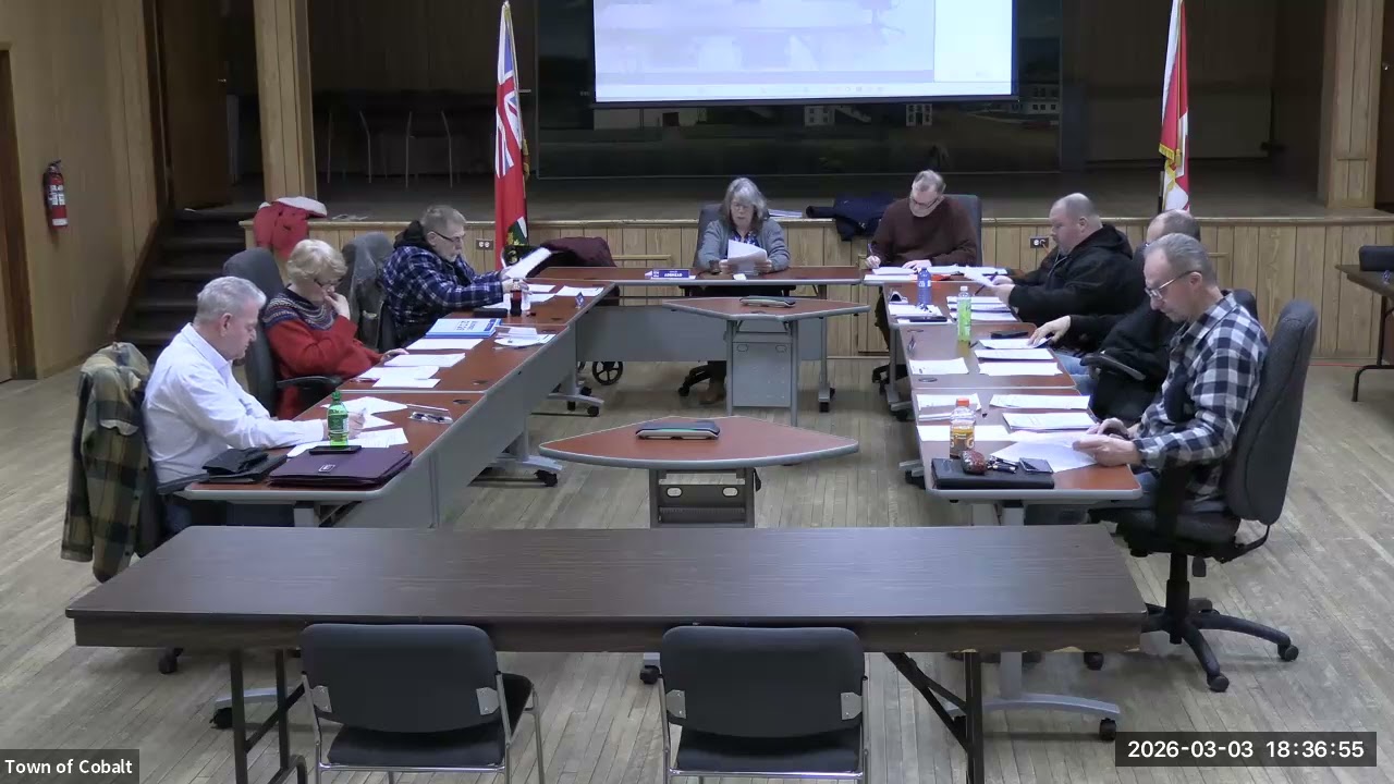 Cobalt Regular Council Meeting March 3 2026