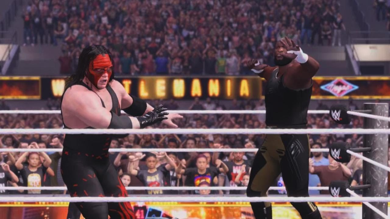 WWE 2K25: Omos vs. John Cena Last Man Standing Match