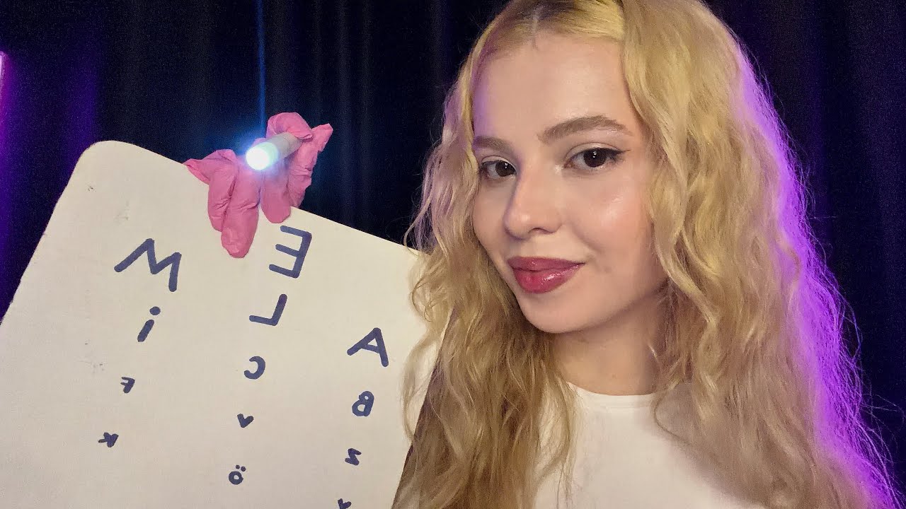 Gözünü muayene ediyorum • Türkçe ASMR