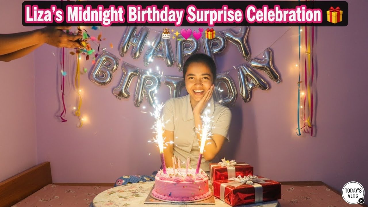 Midnight Birthday Surprise for Liza🎂 | Making Liza’s Birthday Special at 12 AM