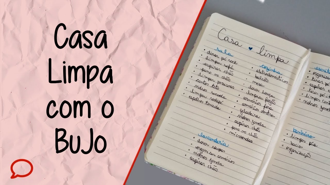 Bullet Journal de Organização Doméstica | Julyanna Mazzolli