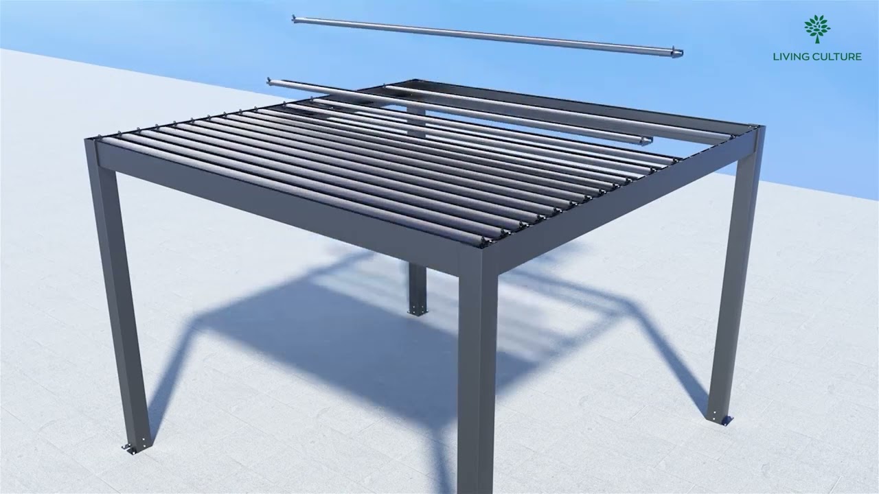 Louvred Pergola Installation [Tasman Freestanding] | Living Culture