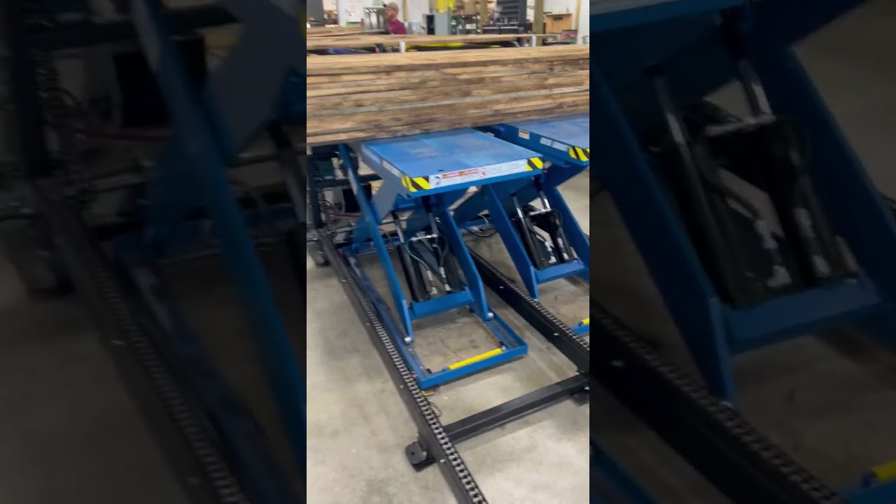 3rd Chain stacker for 40”-12’ material