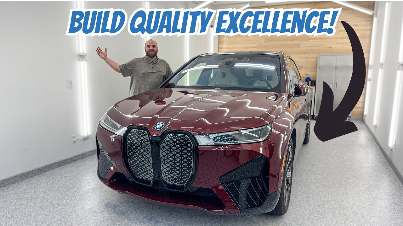 BMW iX стоимостью 100 000 долларов демонстрирует превосходное качество сборки — немецкая роскошь ...