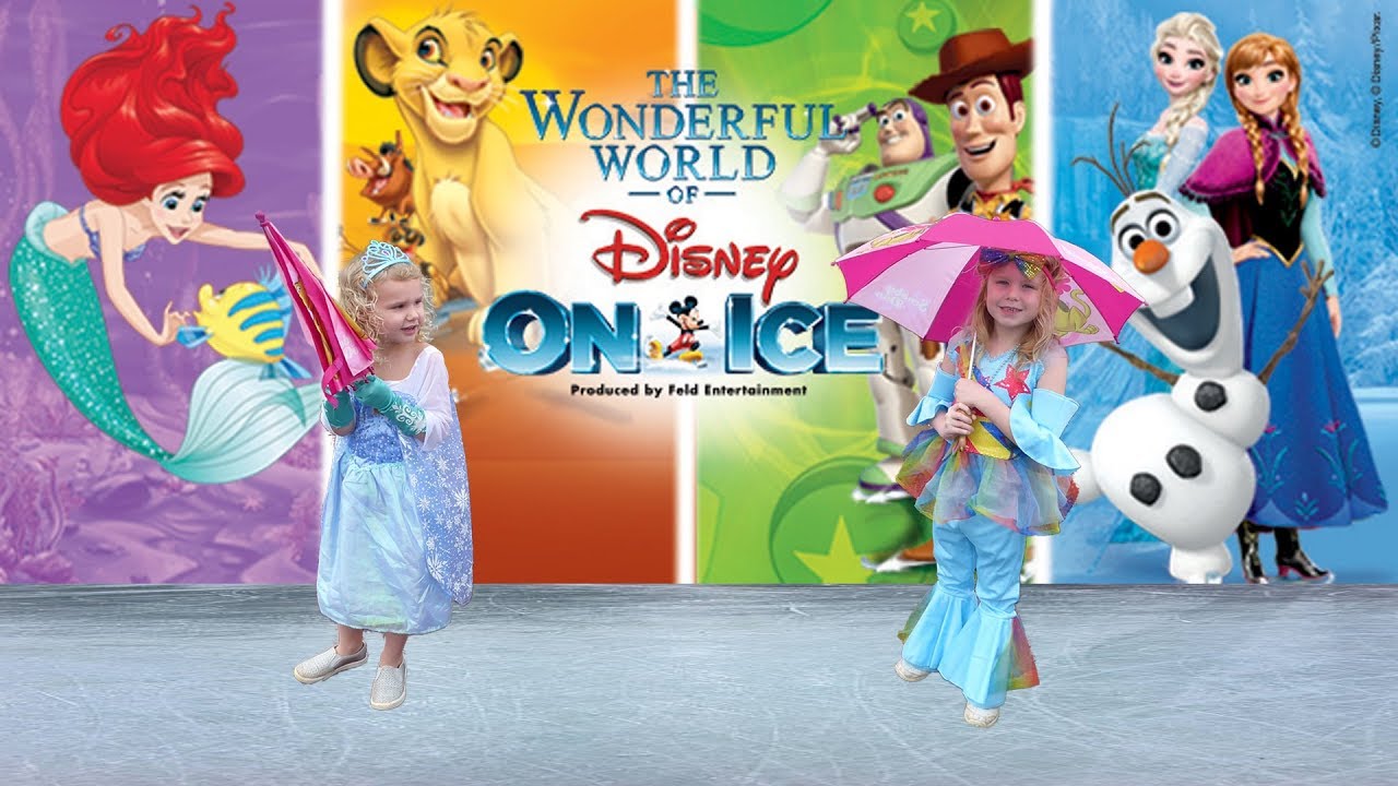 DISNEY ON ICE KIDS watch the Wonderful World of Disney On Ice with Harzel
