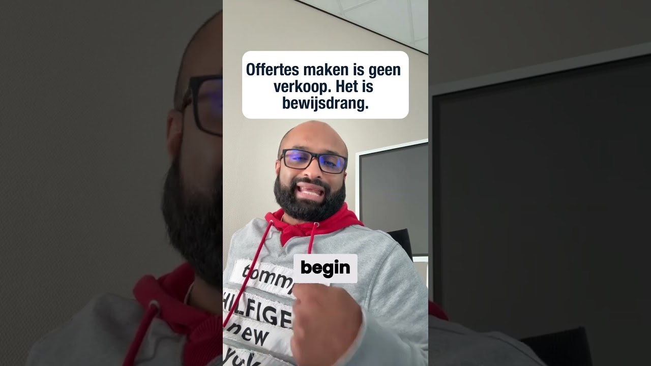 &ldquo;Wil je even een offerte sturen?&rdquo; Offertes maken is geen verkoop. Het is bewijsdrang.
