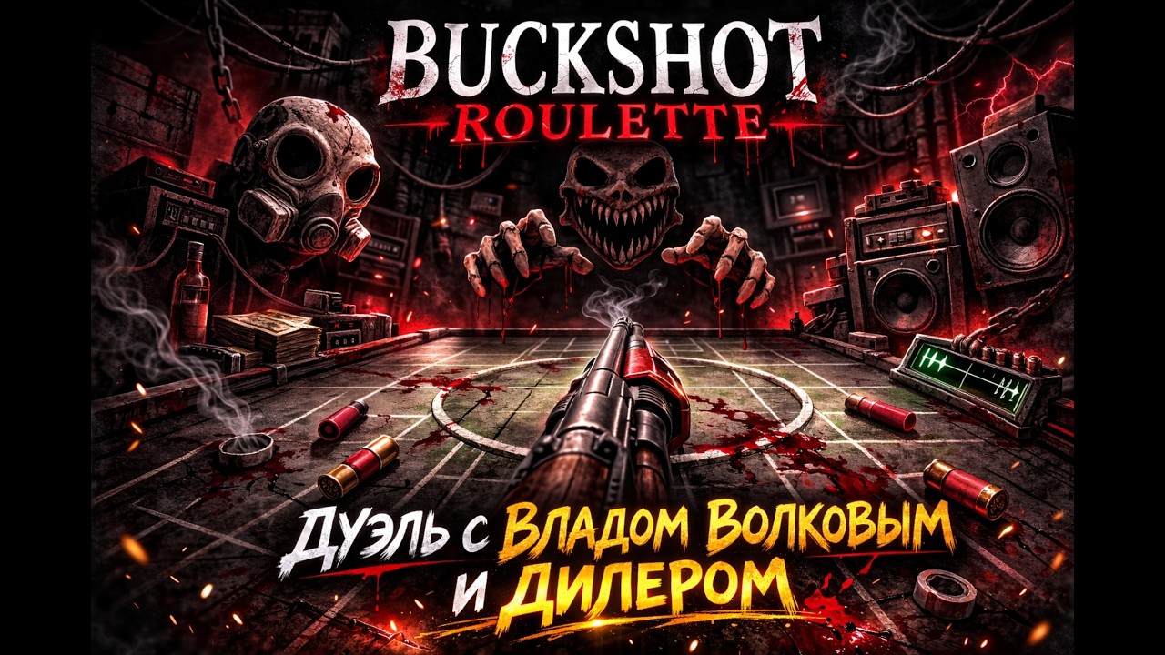 Buckshot Roulette: Дуэль с Владом Волковым и Дилером