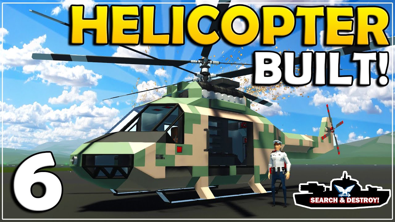 NEW Small Transport Helicopter BUILT! - Stormworks Search And Destroy Mode - Part 6