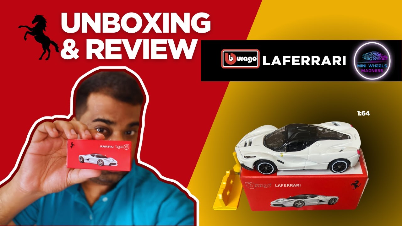 Realistic Diecast Ferrari? Bburago LaFerrari 1:64 Unboxing & Review | Is it Worth ? #bburago