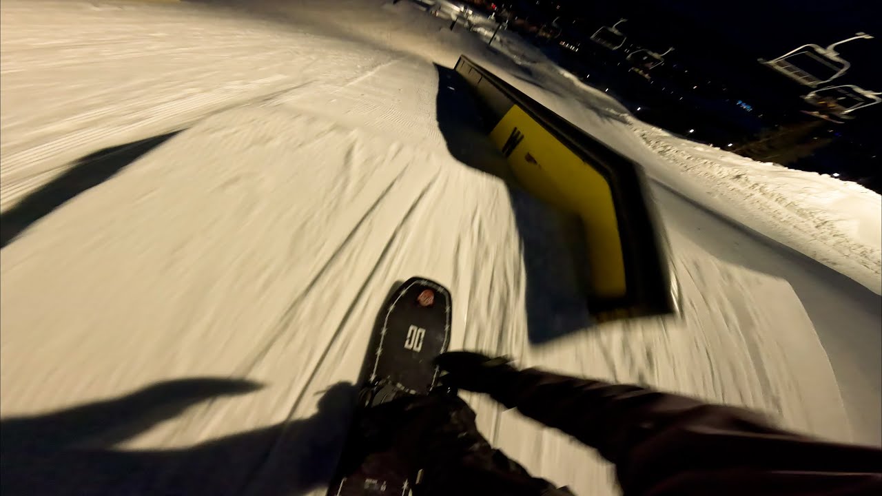 POV: AWEOSME SNOWBOARDING NIGHT AT WOODWARD PARK CITY