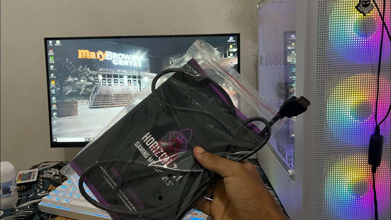 Troquei o cabo do meu monitor 