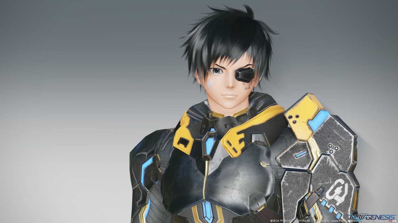Phantasy Star Online 2: New Genesis Global Beta Character Creation - Male Human