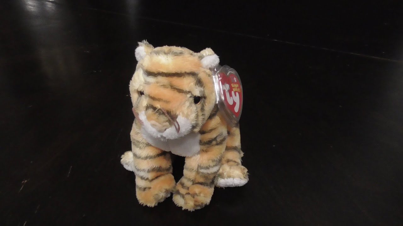 TY BEANIE BABIES 2003 RUMBA THE TIGER PLUSH REVIEW