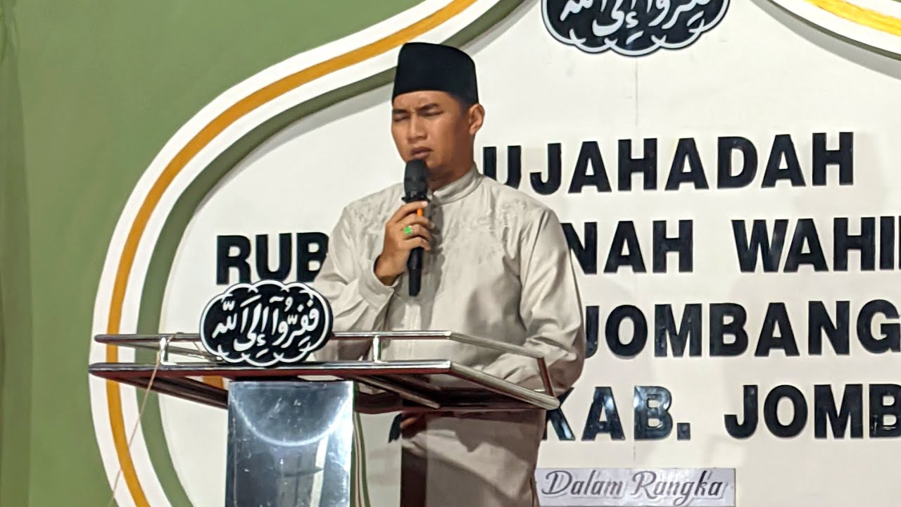 Kuliah Wahidiyah || Kyai Mohammad Makin, M.Pd || Mujahadah Rubu'ussanah Wahidiyah Jombang.