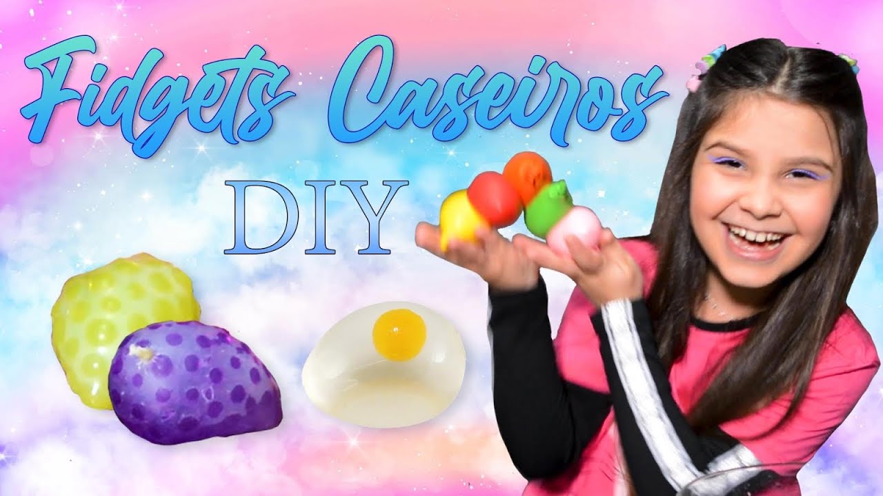 COMO FAZER FIDGET TOYS CASEIRO - DIY FIDGET TOYS | CACAU