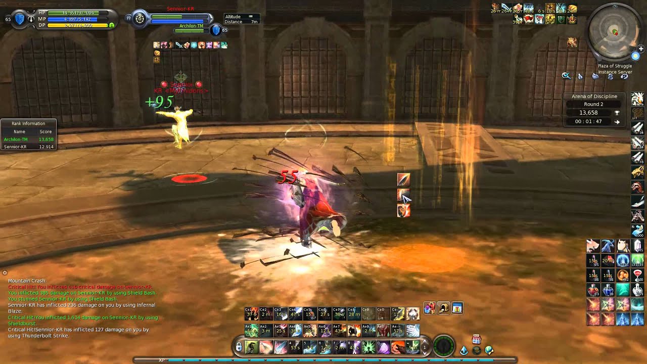 Aion 4.8: Templar PvP Arena of Discipline [Versus Chanter]