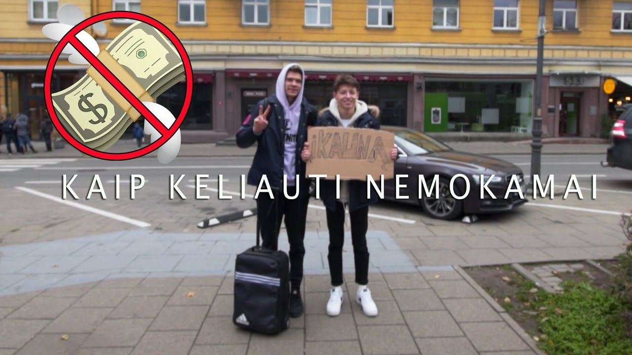 KAIP KELIAUTI NEMOKAMAI