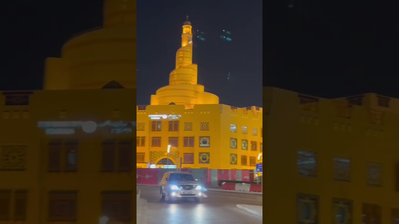Fanar 🕌 mosque #qatar #night view