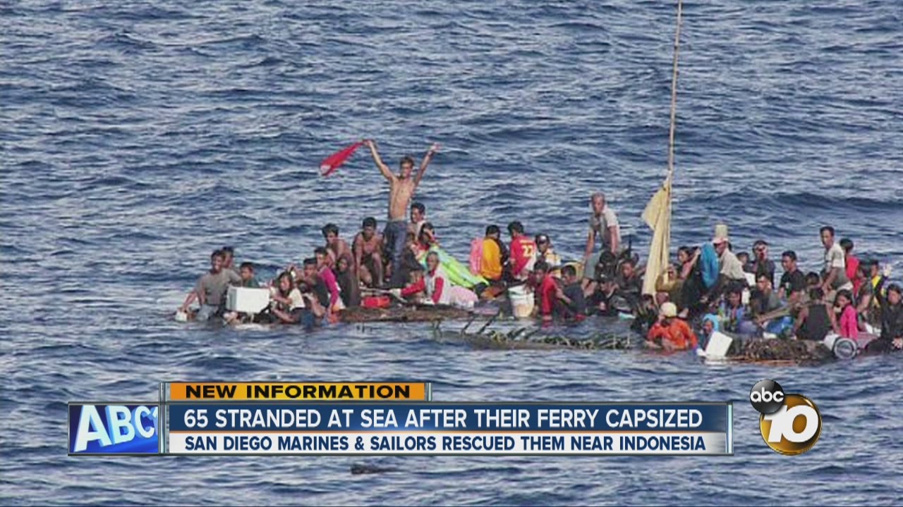65 Stranded At Sea After Their Ferry Capsized