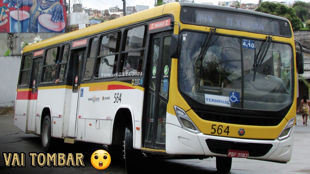 MOVIMENTAÇÃO DE ÔNIBUS NA SAÍDA DA INTEGRAÇÃO DO XAMBÁ EM OLINDA!🚍📸