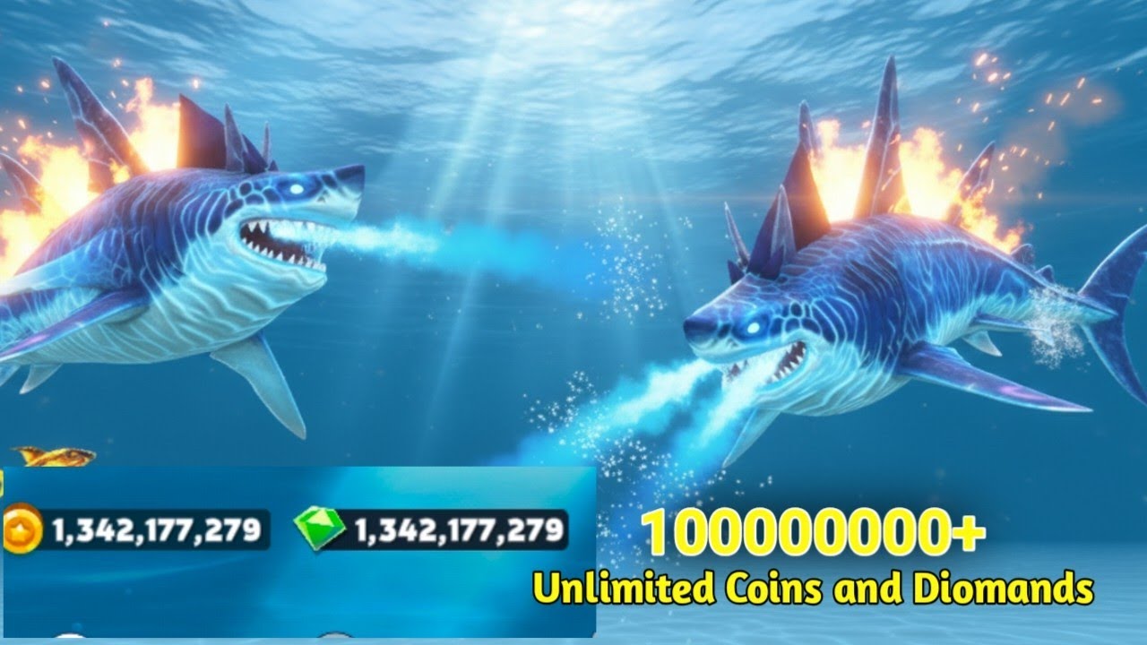 Godzilla Power Hungry Shark Evolution Game playing Godzilla Power Using Shark Game 