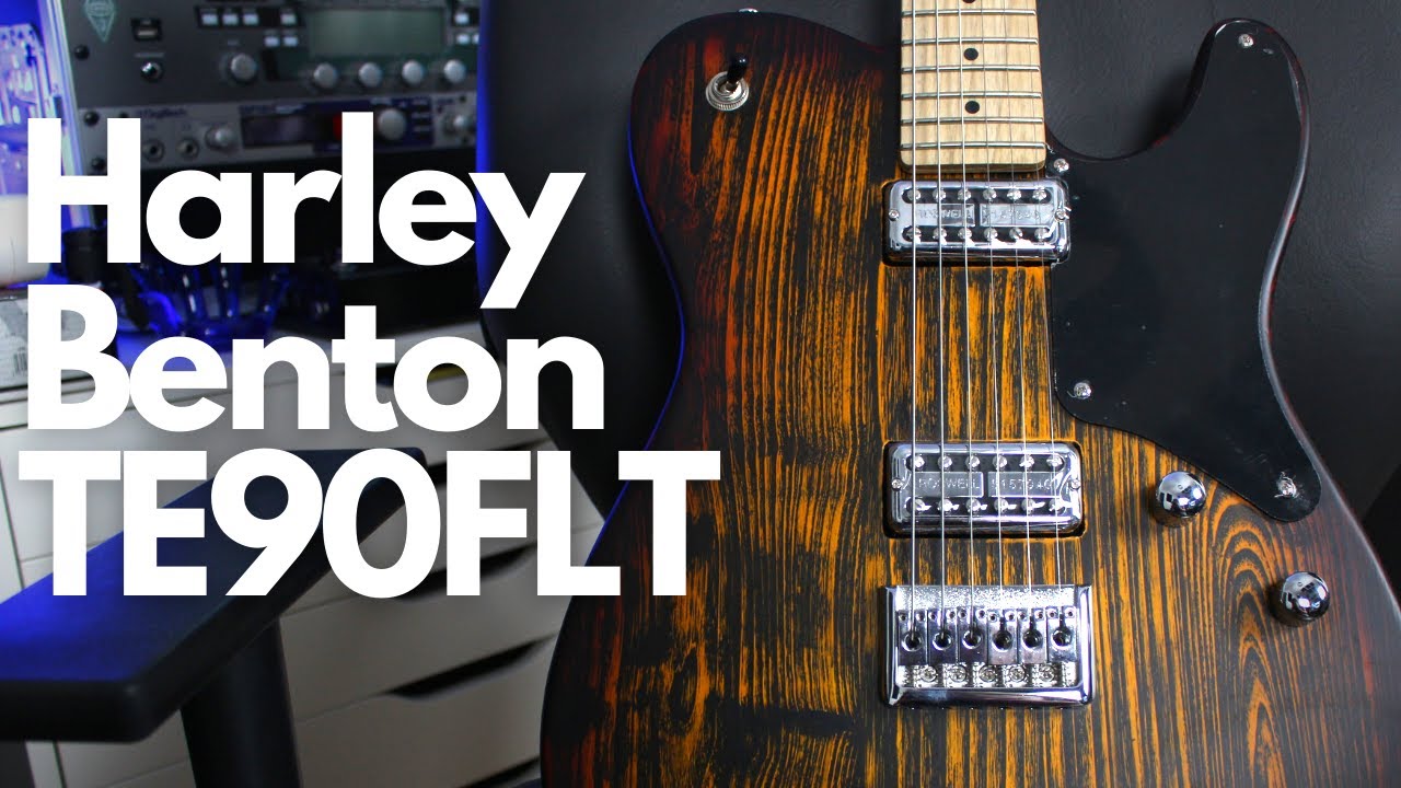 Harley Benton TE90FLT Orange Blast - Unboxing, Demo & Review - Budget Cabronita Style Tele
