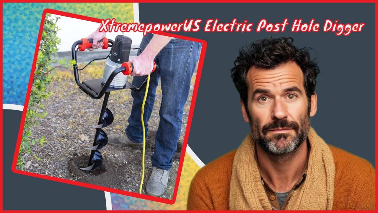 XtremepowerUS Electric Post Hole Digger review