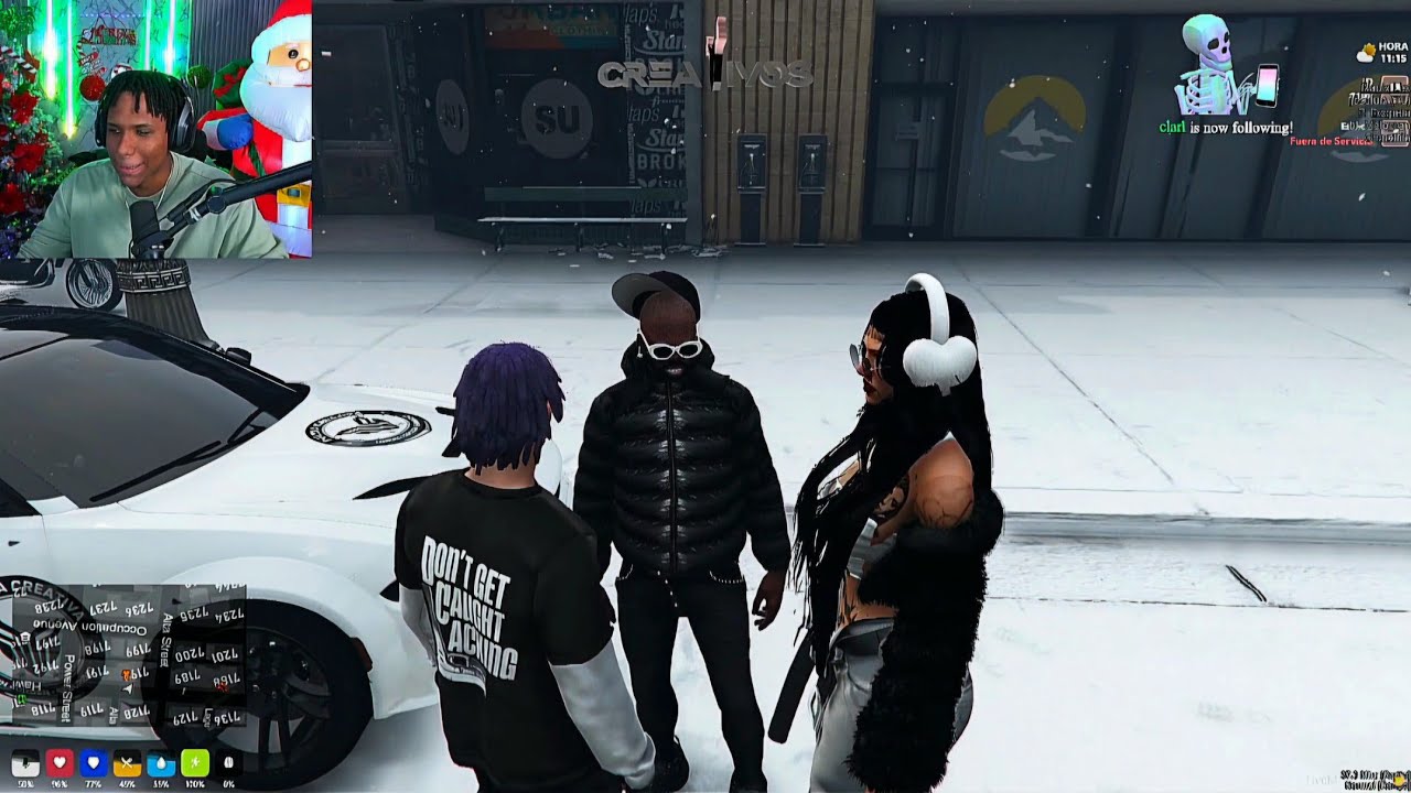 SoyOmarTV: José Luis Intenta Besar A La Mujer De Picholo 😱 | Tremenda Chercha Con Los Panas | GTA RP