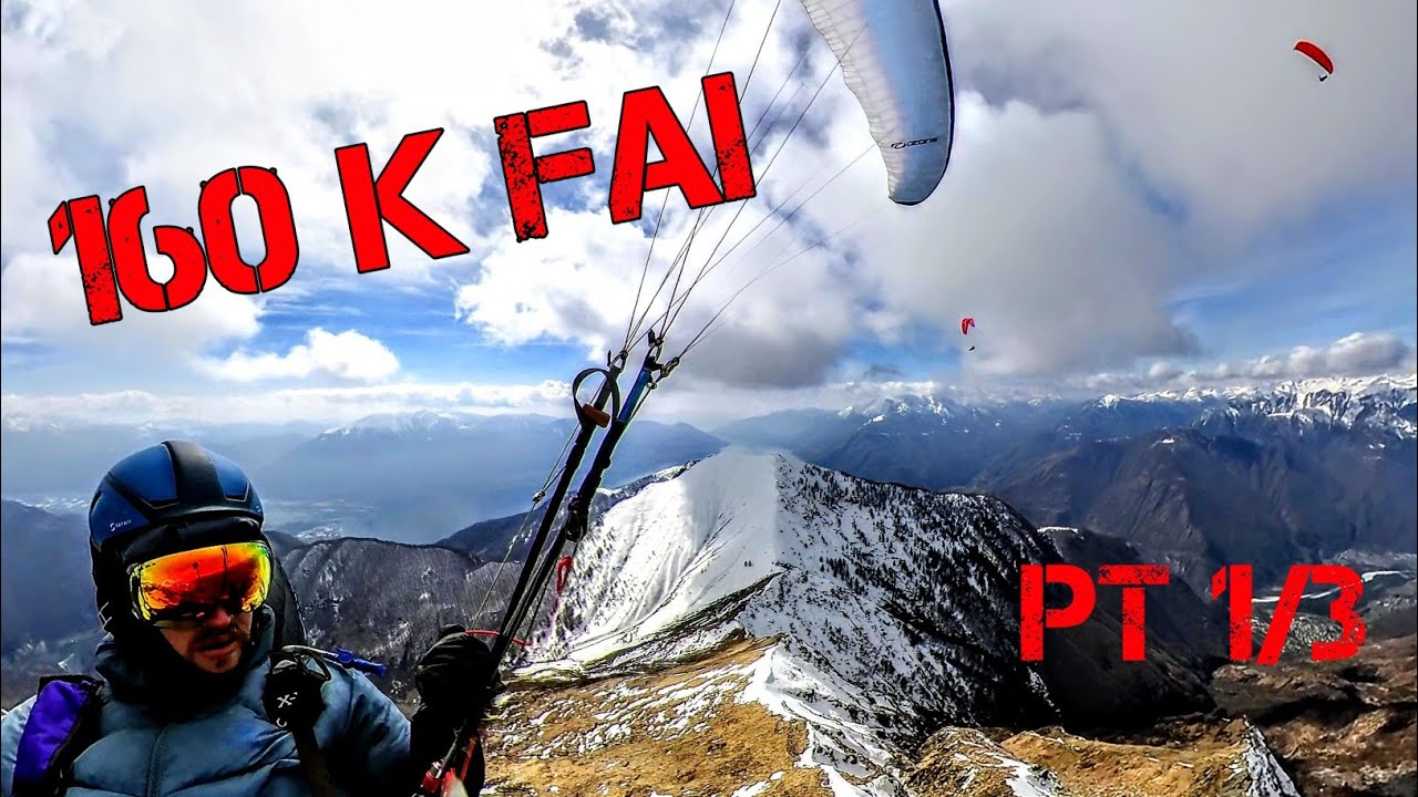 Epic Ticino XC paragliding |160 km FAI triangle | part 1/3