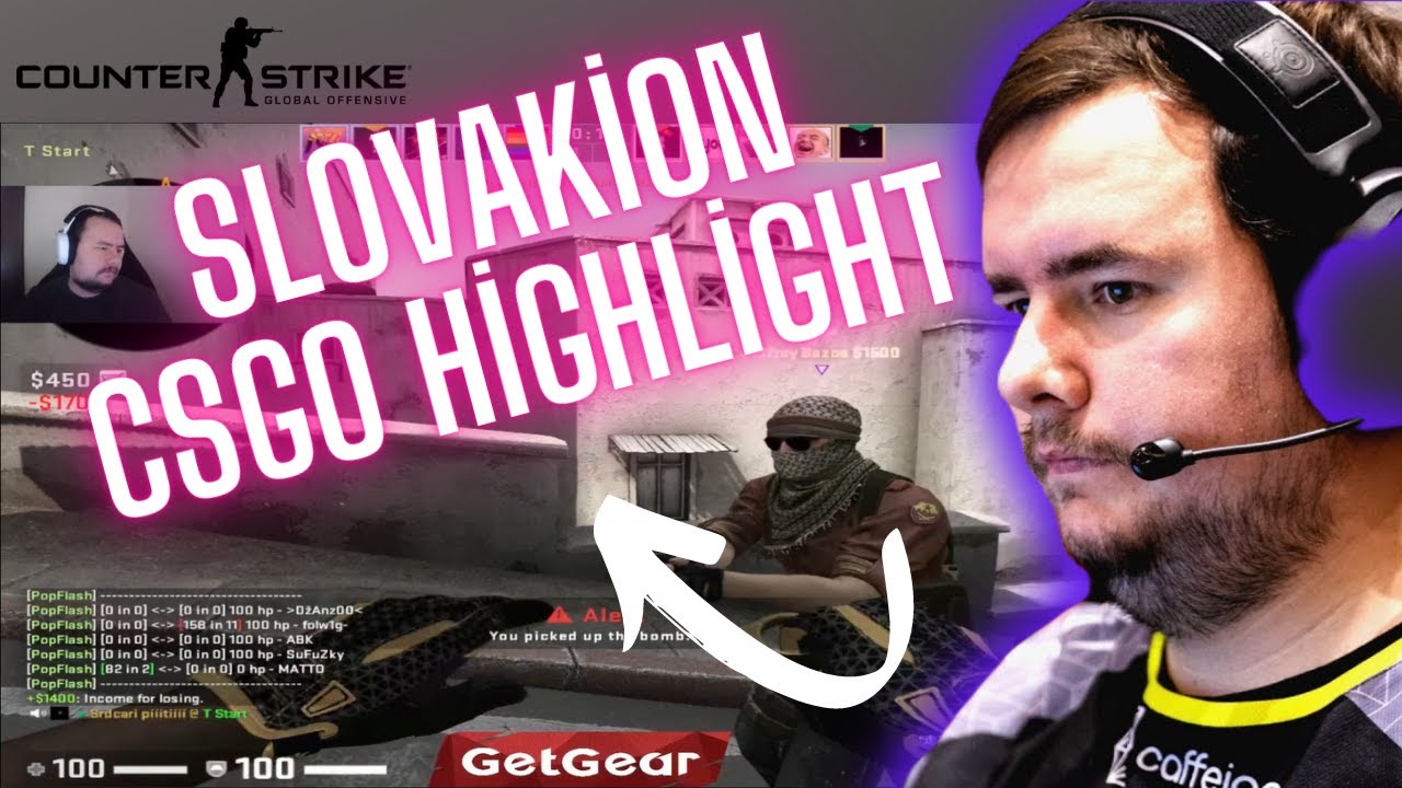 Slovakian gamer Rguardian plays CSGO | COUNTER STRIKE HİGHLİGHT
