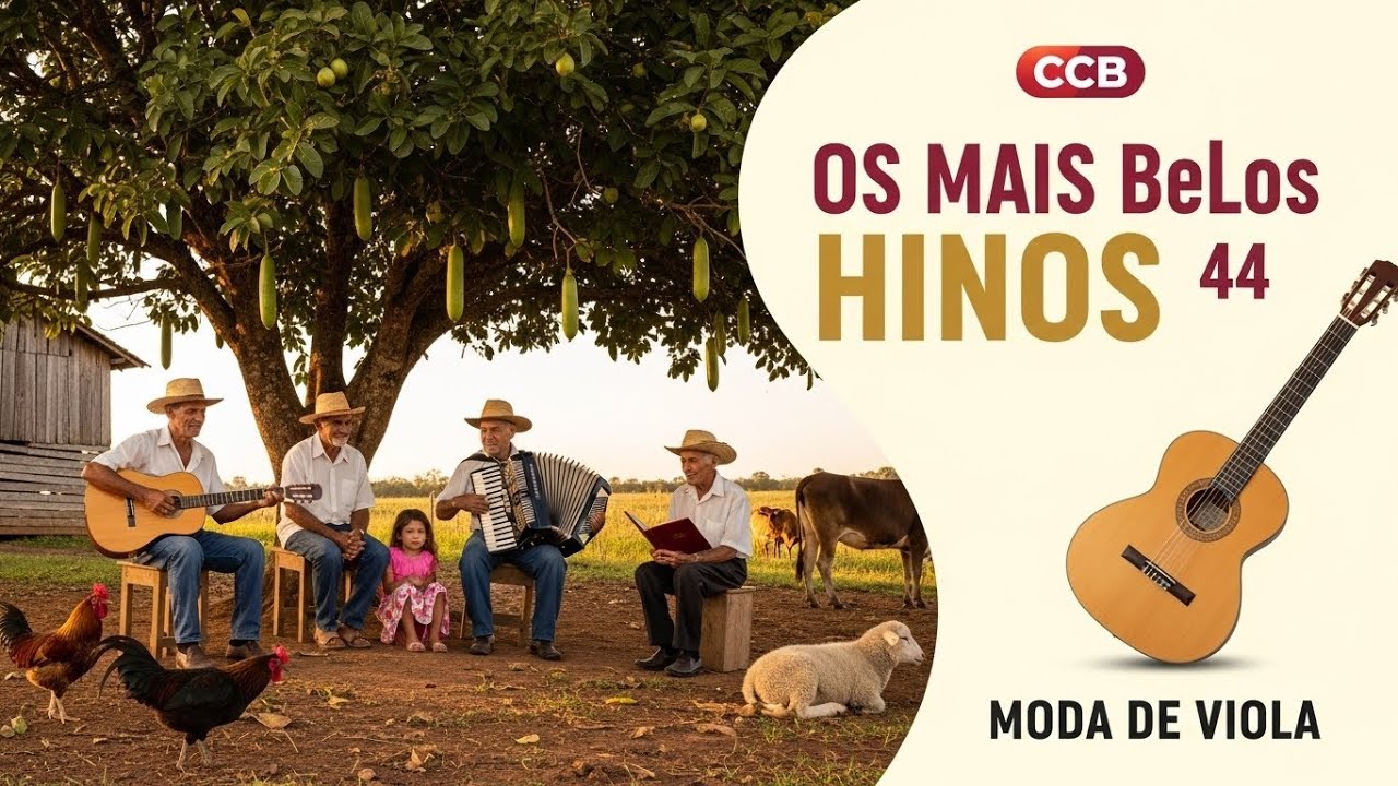 Os mais Belos  Hinos CCB | Moda de Viola | Para Conforto em Tempos Difíceis