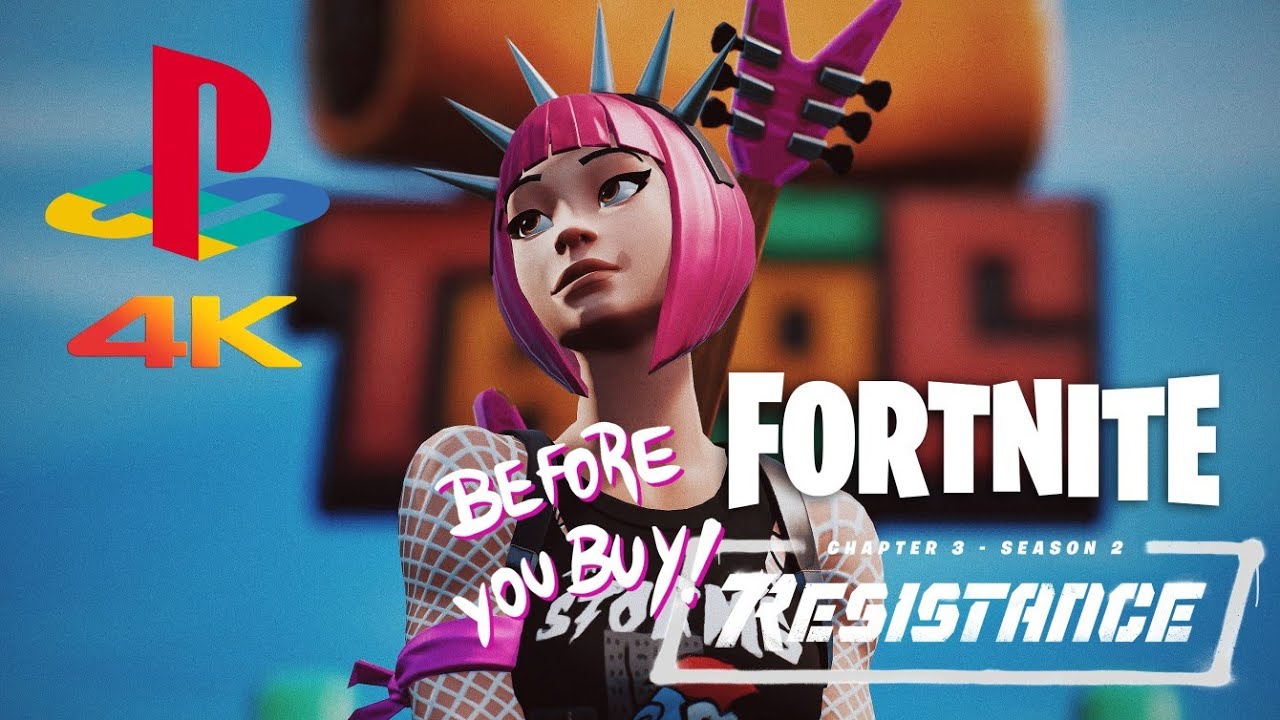 POWER CHORD Skin Showcase BEFORE YOU BUY FORTNITE BATTLE ROYALE PS5 Gameplay 4K HDR 60 FPS