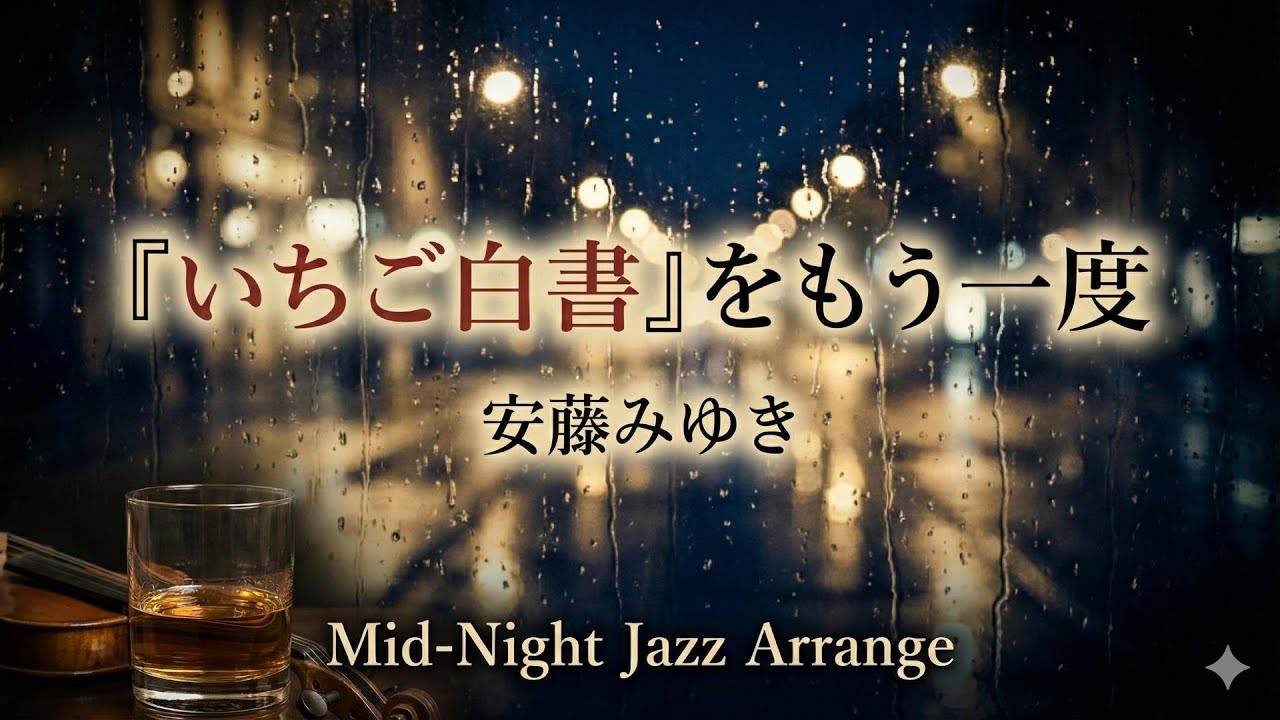 【ジャズカバー（ジャズアレンジ）】「『いちご白書』をもう一度」(ばんばん) | 荒井由実の名曲を、哀愁漂う大人のジャズ・ワルツで。