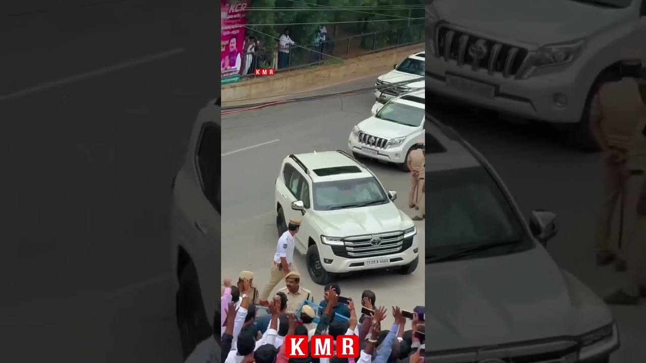 సీఎం గా ఉన్నప్పుడు కెసిఆర్ గారి కాన్వాయి || EX CM KCR CONVOY