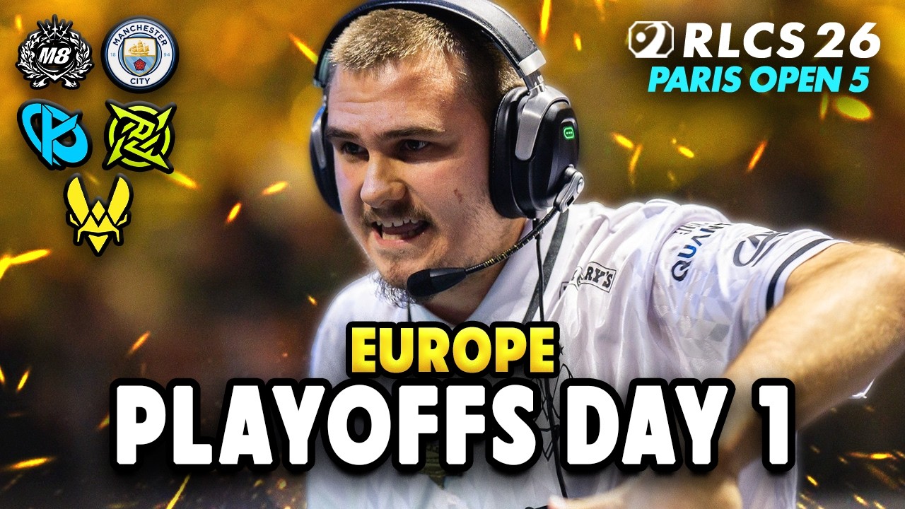 *Highlights* CRAZY MATCHES!? | Main Event Day 1 RLCS 2026 Highlights | EUROPE Paris Open 5