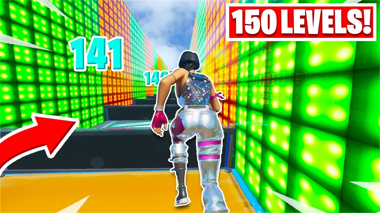 I found a 150 level Deathrun... *Two Map Codes* (Fortnite Creative)