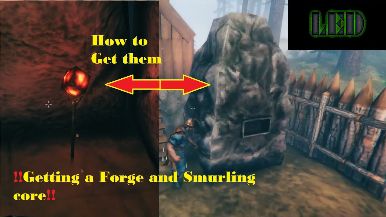 Valheim how to get forge/Smurling core/copper/tin