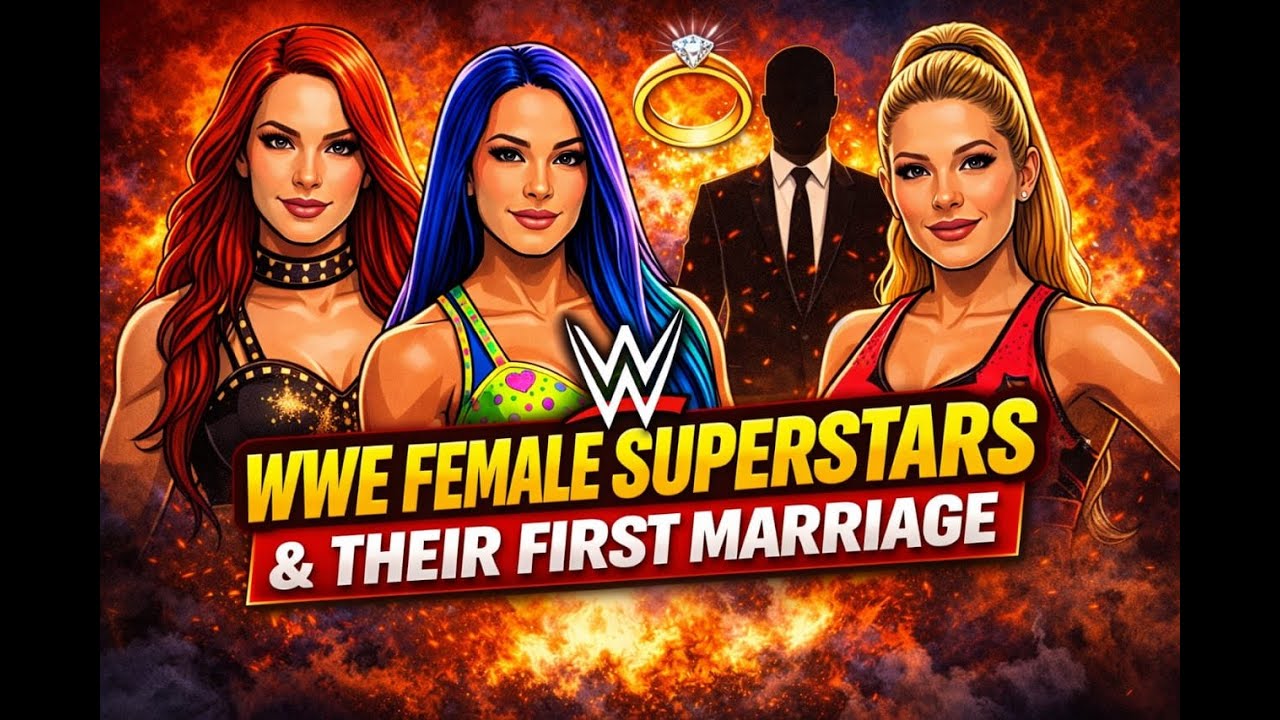 WWE Female Superstars & Their First Marriage 💍 | ProWrestle KING