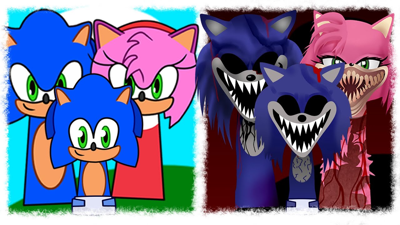 Sprunki OC Sonic, Amy Rose, Baby Sonic | Family Version NEW!!!!
