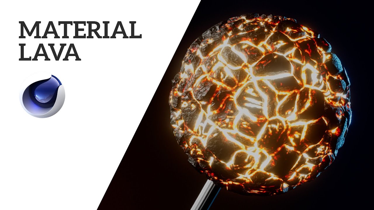 Como crear material de lava en Cinema 4d / Standard y Redshift