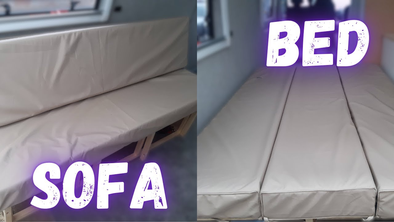 How to make a PRACTICAL campervan SOFA BED