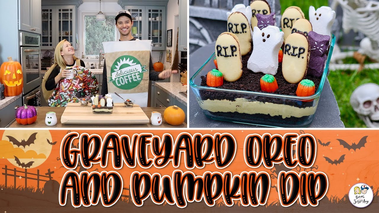 Graveyard Oreo and Pumpkin Dip | Baking With Josh & Ange