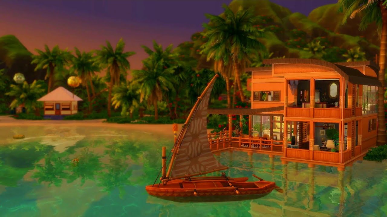 Inside the Beachfront House #sims4
