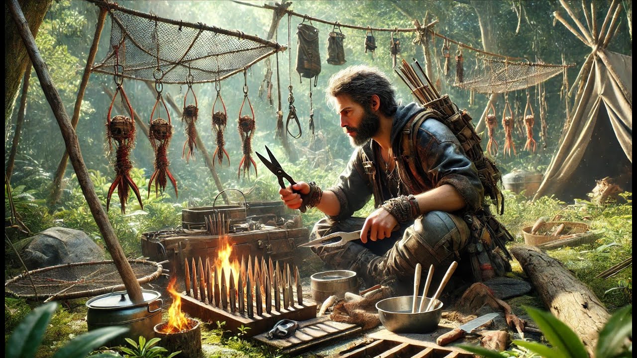 Exam Allowed Only Stone — Human Crafted Blades, Hunting Traps, & a Full Survival Network | HFY Story