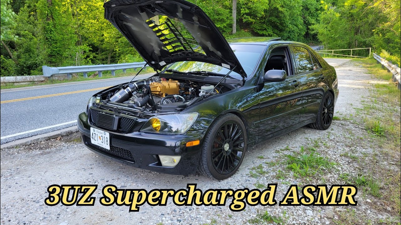 Supercharged 3UZ IS300 | Exhaust & Supercharger Sound Byte